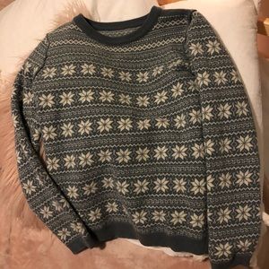 Reversible two sided vintage sweater